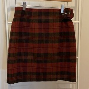 Net Collection Skirt Wrap Tartan Plaid Size 26